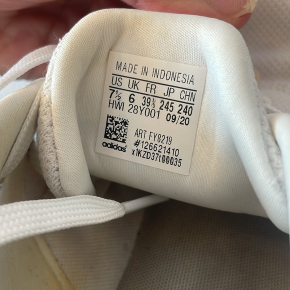 Adidas cloudfoam athletic running shoes sneakers white pink women’s size… - Picture 10 of 10